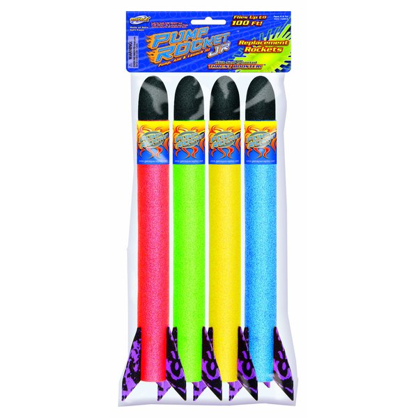 Geospace JR. Replacement Rockets 4-Pack for Jump Rocket & Pump Rocket JR.