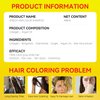 DISAAR Beauty Speedy Hair Color Shampoo 100% Cover Gray White Hair Easy To Use Long Lasting 400ml/13.53fl.oz (Gold)