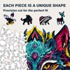 Ageliya Wooden Puzzles for Adults Wolf, Wood Puzzles Adult 300 Pieces 12x13in, Unique Shaped Puzzles, Challenge Wooden Puzzle Great Gifts for Puzzle Lovers, Grandparents, Parents, Family Game