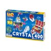 LaQ Crystal 400 | 400 Pieces | 15 Models | Age 5+ | Creative, Educational Construction Toy Block | Made in Japan