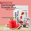 PowderVitamin Electrolytes Powder Plus, Keto, Watermelon, Sugar Free, Pink Himalayan Salt, 1000mg Potassium, 120mg Calcium, 120mg Magnesium, Non-GMO, Zero Calories, (16 Hydration Packets)