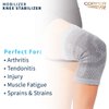Copper Fit Mobilizer Knee Sleeve – ProSeries with Removable Side Stabilizers Knee Support for Advanced Recovery – Mobility, Knee Pain, Swelling, Inflammation, Circulation, Arthritis, Tendonitis (L/XL)