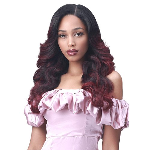 Bobbiboss Long Curly Ombre Light Brown, Highlight Blonde Wigs 13x7 HD Lace Front Wigs for women - MLF474 CYNTHIA, Highlight Color Long Wavy Wigs Synthetic Hair Wigs with Baby Hair, Natural Looking Heat Resistant wigs (TF1BLMOCA)