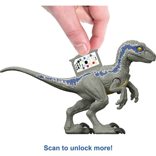 Mattel Jurassic World Dominion Human & Dino Action Figure Pack, Owen & Velociraptor Beta Figures & Accessories, Collectible Toy Dinosaur Set