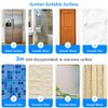 BOPai Stylish Suction Cup Hooks for Shower Loofah Towel Washcloth, Relocatable Holder