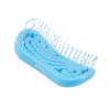 Tangols Double Curved Detangler Hair Brush-100% Bio-Friendly Detangler Hair Brush w/Ultra-Soft Anti Knot Nylon Bristles for all Hair Types, Unisex Adults, Kids (Blue)