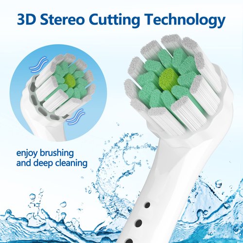 Compitable with Oral B Replacement Brush Heads for Electric Toothbrush Heads Replacement Ultra Soft Bristle for Sensitive Gum Care Toothbrush Heads