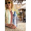 LifeStraw Go Series – BPA-Free Water Filter Bottle for Travel and Everyday use removes Bacteria, parasites and microplastics, Improves Taste, 1L Icelandic Blue