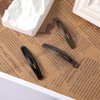 Wanmu 30Pcs Metal Snap Hair Clips for Women, 2.4" Brown Long Barrettes, Small Hairpin for Thick and Thin Fine Hair
