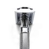 Edwin Jagger DE89KN14BL Reusable Classic Double Edge Safety Razor for Men (Knurled)