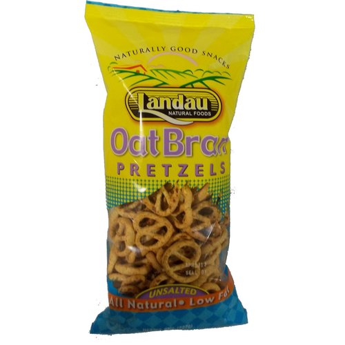 Healthy Oat Bran Pretzels UnSalted Naturally Good Snack Kosher