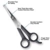 Pets First #1 Pet Grooming Scissors Body & Facial Trimmer Durable Stainless Steel Blades. Rounded Tips Shears for Long Medium Short Thick Wiry Curly Hair. Lightweight Cutter for Dogs & Cats. Set of 2