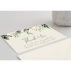 MPC Brands Blank Funeral Thank You Cards - Sympathy Bereavement Thank You Cards With Envelopes - Message Inside (50, Sage Floral)