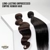 Sensationnel Empire Bundle weave hair - Empire Bundles virgin human hair extensions Unprocessed hair - EMPIRE BUNDLES straight 1 pack 18 inch (613), 5.3 ounces