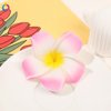 4Pcs White and Pink Hawaiian Frangipani Plumeria Clips and Barrettes Foam Head Flower Party Beach Hair Clip Hair Clips Hair Accessories Plumeria Hair Clip (7cm)