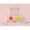 Peak Athletix Baseball & Golf Ball Display Case Acrylic Cube Square Clear Memorabilia Display & Storage Sports Official (Golf Ball Case, 1EA)