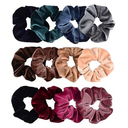 Kusport Premium Velvet Elastic Headbands for Women's Hair Accessories (12 Colors)