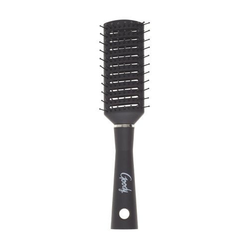 Goody Detangle It Vented Hair Brush - Black, Quick Drying Detangler Brush with Flexible Bristles, Use as Detangling Brush or Styling Brush, Hair Brush to Tackle Tangles & Knots, All Hair Types