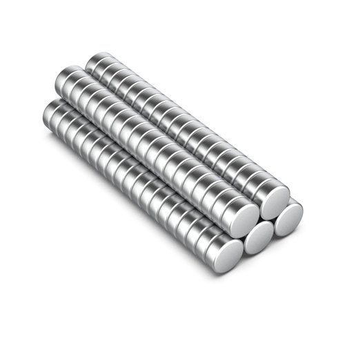JIUMAG 100Pcs N35 Mini Neodymium Magnets,8mm x 3mm Super Strong Round Rare Earth Magnets,Muti-use Premium Neodymium Fridge Magnets,Tolerance ±0.05MM
