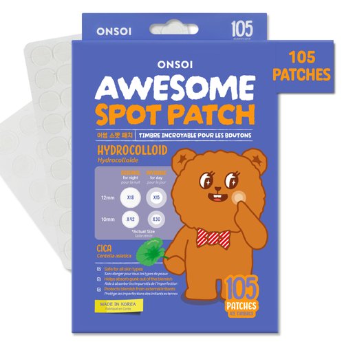 ONSOI 150 Blemish Patch - Hydrocolloid Pimple Patches for Face, Acne Spot Treatment-Cica