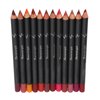 ZJchao 12Pcs Lip Liner, Contour Pencil for Girl Women, Waterproof Smooth Soft Smudge Matte Long Lasting Lipstick Makeup Tool Set