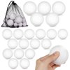 20 Pieces Mini Volleyball Stress Balls Set, 2.5 Inch and 1.6 Inch Foam Sports Balls Tiny Volleyball Toys for Volleyball Birthday Party Favor Supplies School Carnival Reward