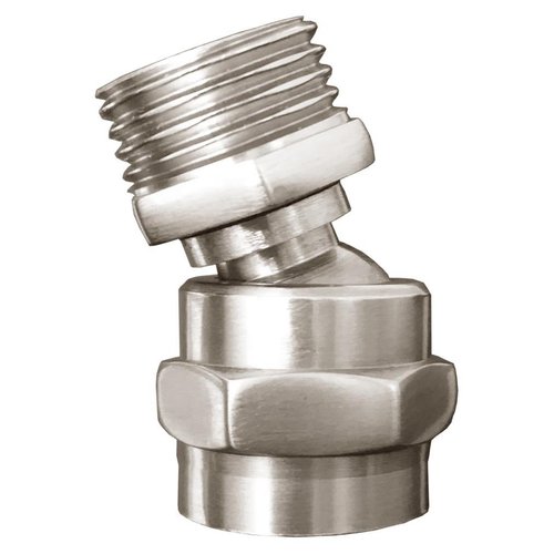 MissMin shower head swivel adapter ball joint,showerhead adjustable connector,brushed nickel