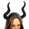BEYOND MASQUERADE B Black Dragon Horns Maleficent Horns Headband Devil Animal Antler Women Halloween Costume Headdress Headpiece Maleficent Headband