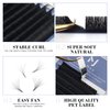 M J JOMAY Eyelash Extensions Easy Fan Volume Lashes Mixed Tray 0.05 C Curl 8-16mm Self Fanning Volume Lashes Automatic Blooming Flower 2D~10D Lashes Long Lasting Blooming Lashes（Mix8-16)