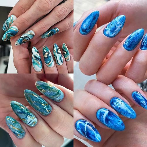 10 Sheets Marble Nail Art Foils Transfer Stickers Decals Nail Art Supplies Foil Transfers Decals Holographic Nail Film Marble Nail Charm Foil Transfers Decals Set Design for Women Nail Art Decoration
