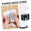 DOITOOL Barber Neck Strip Dispenser: Disposable Neck Roll Paper Dispenser Box Hairdressing Tool for Salon Haircut Hair Stylist - Black