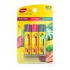 Carmex Daily Care Moisturizing Lip Balm Stick, Cherry, Strawberry, Wintergreen, SPF 15, 0.45 oz, 3 Ct (4 pack) (Bundle)