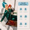 Chloven Satin Microfiber Hair Towel Wrap for Women - Anti Frizz Hair Turbans for Wet Hair,Super Absorbent & Lightweight Hair Wrap Towels，Hair Drying Towel for Curly Long Hair with Button