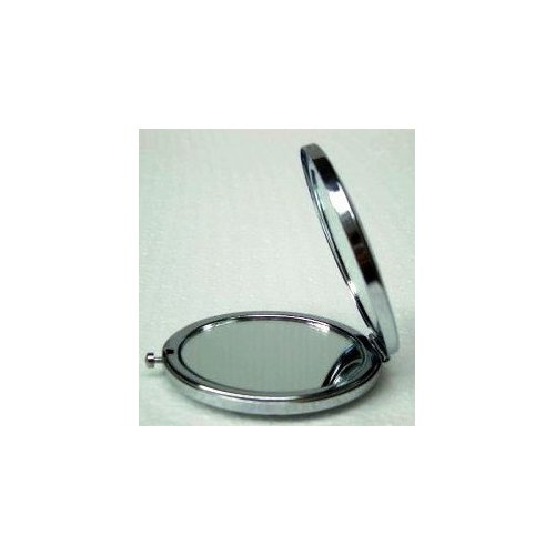 Purse Handbag Double Compact Cosmetic Mirror - Girl - Dark Purple