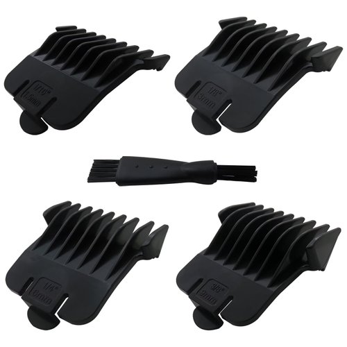 JRSHOME Upgraded Version T Outliners Guards 1/16-3/8 inch for An-dis T Outliner, Hair Clipper Guards Cutting Guides for An-dis pm-t pmt-2 D-4 d-5 GI GTO slii rt-1