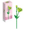 YICHENZHAOXING Mini Bricks Artificial Flower Bouquet Building Sets，DIY Simulation Plant Series Creative Toys,Flower Building Set Eustoma 112PCS