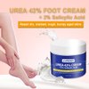 Urea Cream 42 Percent for Feet with 2% Salicylic Acid 5.64 Oz - Remover Hand Cream Foot Cream For Dry Cracked Dead Feet Hands Heels Elbows Nails Knees - Repairs Softens Moisturizes Exfoliates