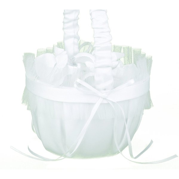 Hortense B. Hewitt Wedding Accessories Flower Girl Basket, Modern Flair