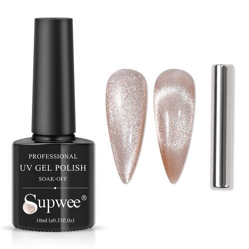 SUPWEE Smoothie Wide Cat Eye Gel Nail Polish Magnetic Gel Polish 10ML Cat Eye Nail Polish Soak Of...