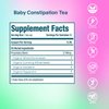 Secrets Of Tea Baby Constipation Relief Tea - Natural USDA Organic Caffeine Free - Tea for Baby Colic, Gas,And Acid Reflux - Up to 80 Servings -20 Count(1 Pack)