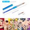 Honoson 5 Pieces Acrylic Nail Brush Set UV Gel 3D Nail Brushes Salon Using Acrylic Manicure Brush, Size 4, 6, 8, 10, 12