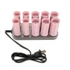 Travel Size Hot Rollers,Rollers Hot Pod Hair Styling Tool, 10Pcs Professional Electric Heated Roller Curling Roll DIY Hairstyles Hair Tube (Classic)