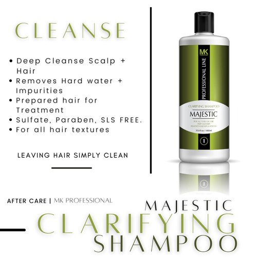 Majestic Clarifying Shampoo 4oz (125ml)- Before Treatment