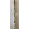 Silver Handle CRIMPED 100% Kolinsky Acrylic Nail Brush (Crimped 12)
