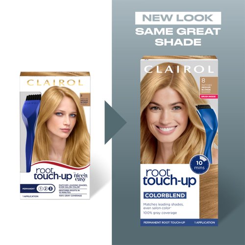 Clairol Root Touch-Up by Nice'n Easy Permanent Hair Dye, 7 Dark Blonde Hair Color, Pack of 1