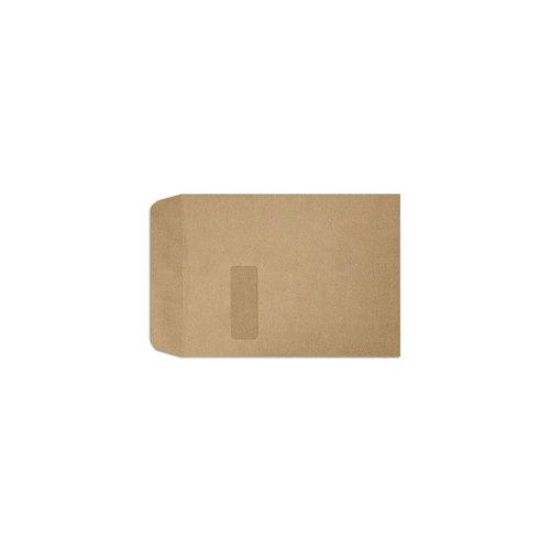 LUXPaper 9 x 12 Open End Window Envelopes | Peel & Press | Grocery Bag Brown | 70lb. Text | 50 Qty