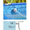 SUMMERBUDDY Above Ground Pool Parts Kit, Replacement Pool Pump Part with Split Plunger Valve, Plunger Valve, 1.5" Inlet Water Nozzle, 1.25" Outlet Strainer, Pool Hose Adapter
