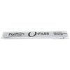 ForPro O-Files Foam Board, 180/400 Grit, Zebra, Double-Sided Manicure Nail File, 6” L x .75” W, 100-Count