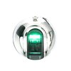 Attwood NV4012SSG-7 LightArmor 2-Mile Vertical Surface Mount Navigation Light, Green LED Lighting, Eliptical Stainless Housing