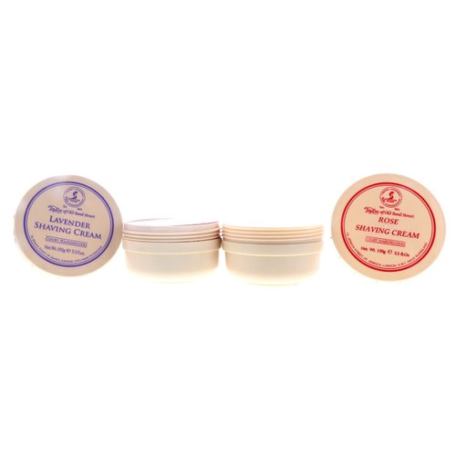 Taylor of Old Bond Street Shave Cream - 2 Pack 5.3 0z Each Choose Your Scents! (Rose and Lavender)